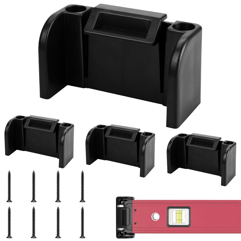 CHAR YONG Universal Level Holder Fits All Brands Lock The Horizontal Bracket - Collocation Level Holder Mount Screw( 4 Pack) - Image 1